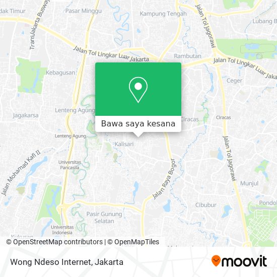 Peta Wong Ndeso Internet
