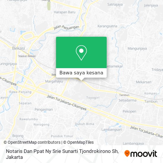 Peta Notaris Dan Ppat Ny Srie Sunarti Tjondrokirono Sh