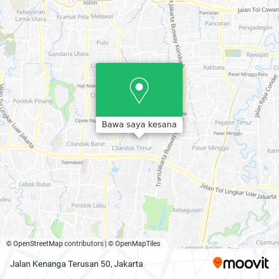 Peta Jalan Kenanga Terusan 50