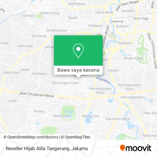 Peta Reseller Hijab Alila Tangerang