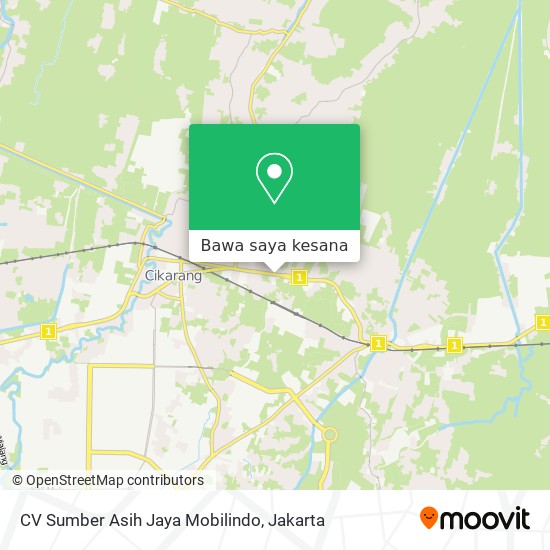 Peta CV Sumber Asih Jaya Mobilindo