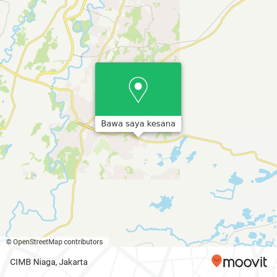 Peta CIMB Niaga, Jalan Raya Jonggol