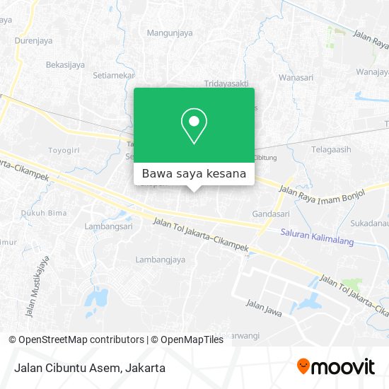 Peta Jalan Cibuntu Asem