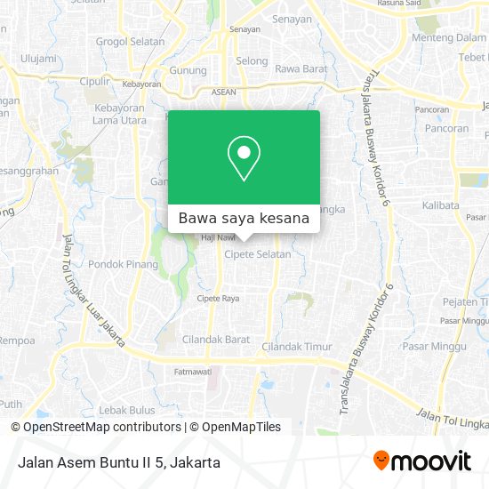 Peta Jalan Asem Buntu II 5