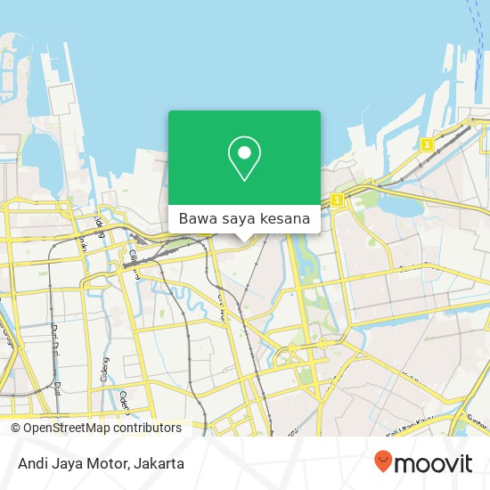 Peta Andi Jaya Motor, Jalan Budi Mulya Raya