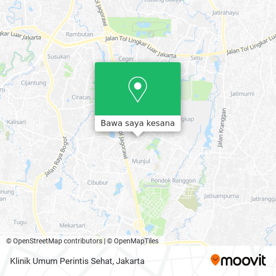 Peta Klinik Umum Perintis Sehat