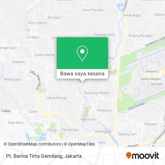 Peta Pt. Berina Tirta Gemilang