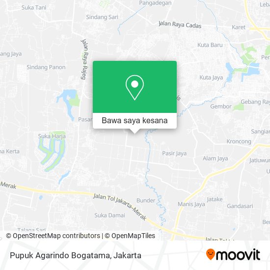 Peta Pupuk Agarindo Bogatama, Pasar Kemis