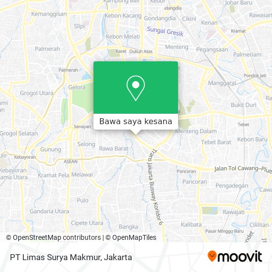 Peta PT Limas Surya Makmur