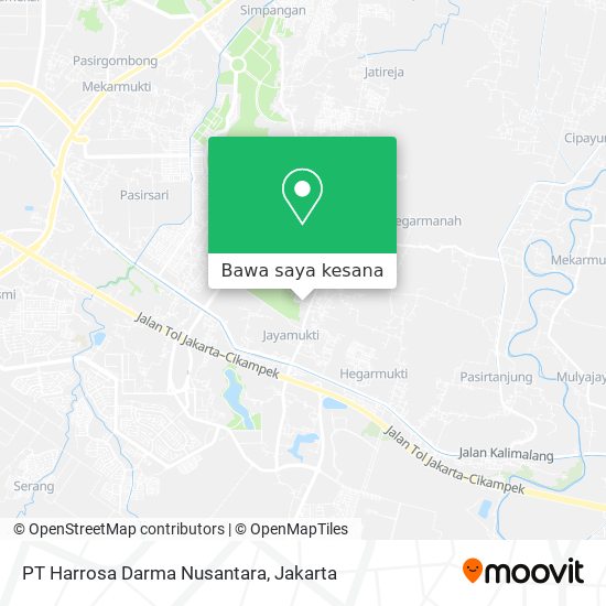 Peta PT Harrosa Darma Nusantara