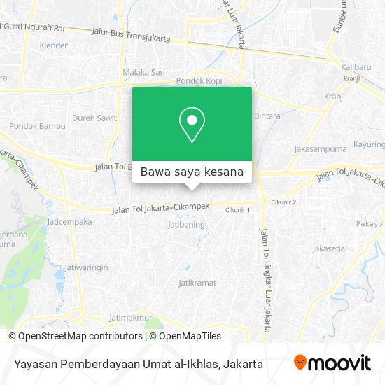 Peta Yayasan Pemberdayaan Umat al-Ikhlas