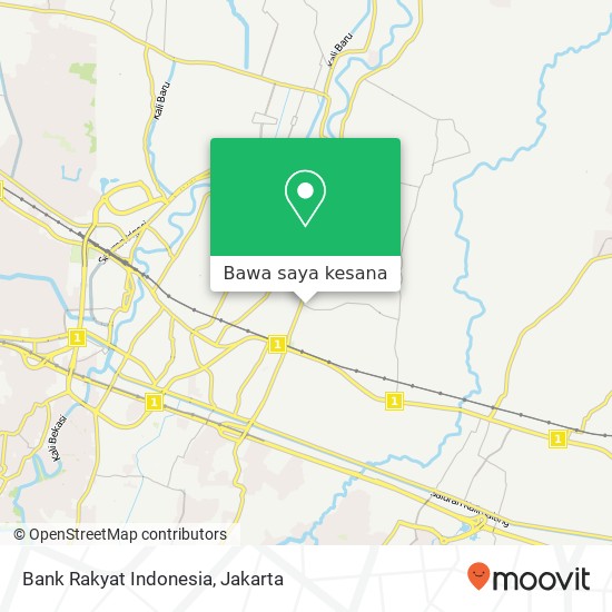 Peta Bank Rakyat Indonesia, Jalan Nusantara Raya