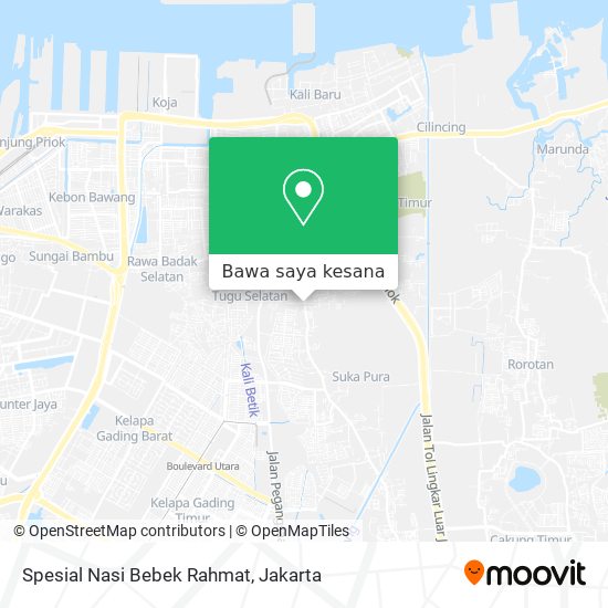 Peta Spesial Nasi Bebek Rahmat