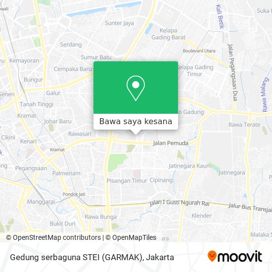 Peta Gedung serbaguna STEI (GARMAK)