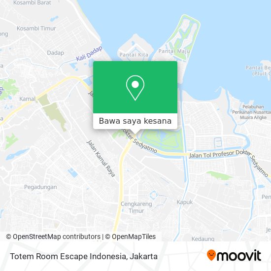Peta Totem Room Escape Indonesia