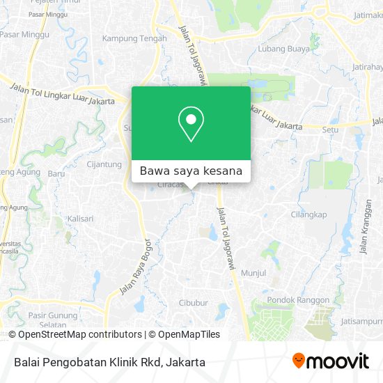 Peta Balai Pengobatan Klinik Rkd