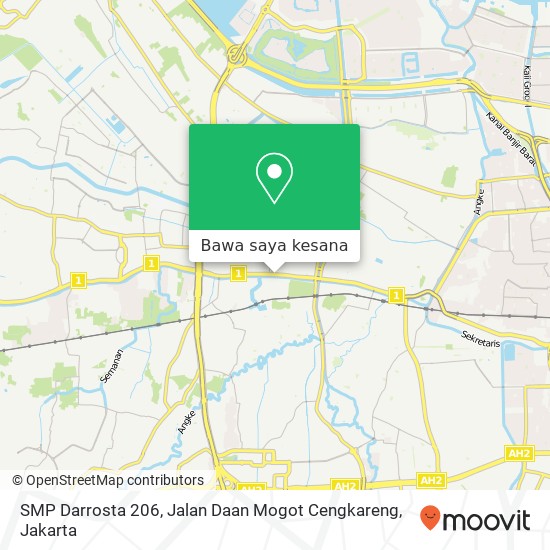 Peta SMP Darrosta 206, Jalan Daan Mogot Cengkareng