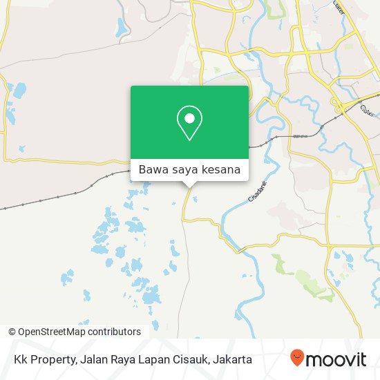 Peta Kk Property, Jalan Raya Lapan Cisauk