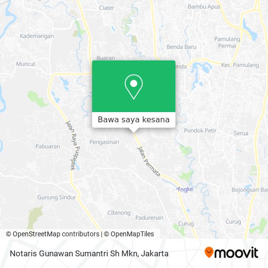 Peta Notaris Gunawan Sumantri Sh Mkn