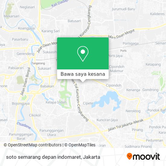 Peta soto semarang depan indomaret