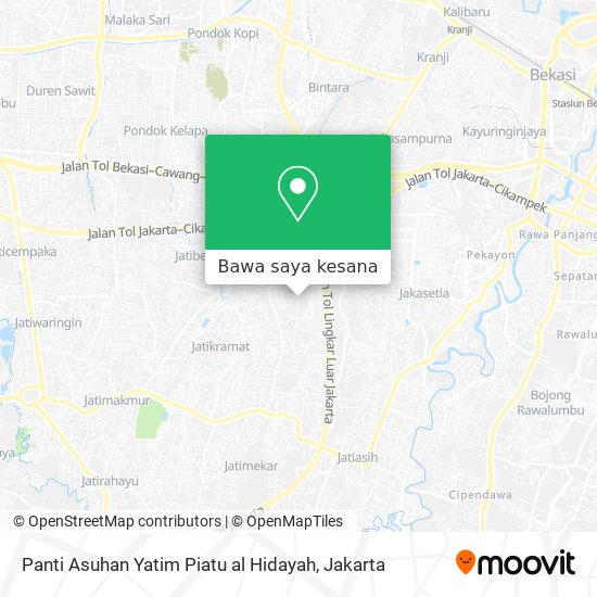 Peta Panti Asuhan Yatim Piatu al Hidayah