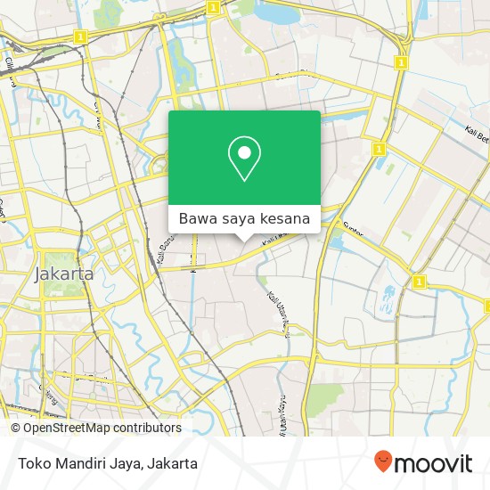 Peta Toko Mandiri Jaya, Jalan Siaga Kemayoran