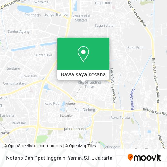 Peta Notaris Dan Ppat Inggraini Yamin, S.H.