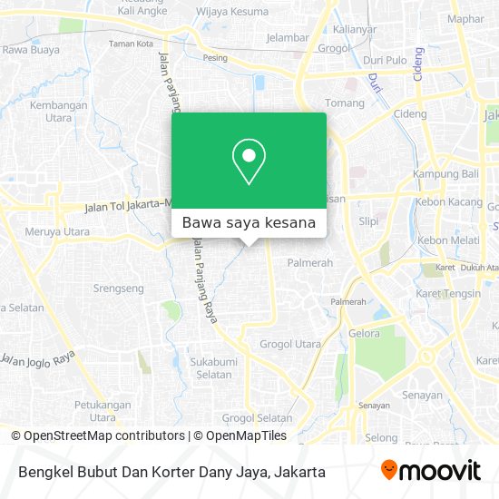 Peta Bengkel Bubut Dan Korter Dany Jaya