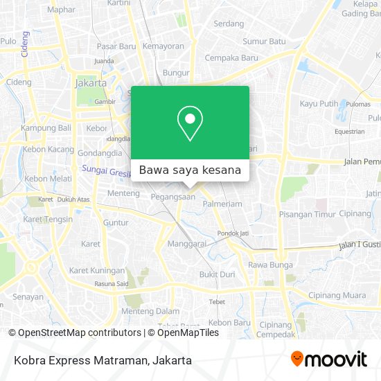 Peta Kobra Express Matraman
