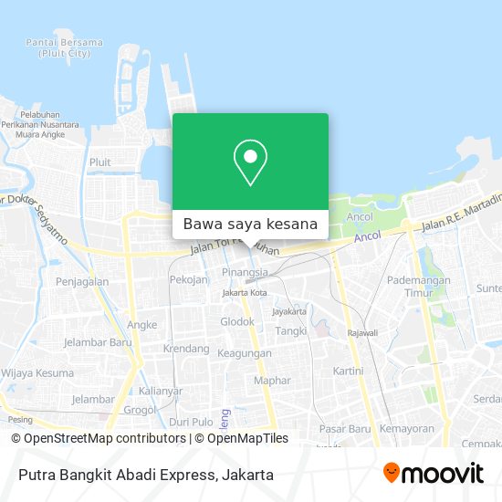 Peta Putra Bangkit Abadi Express