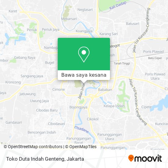 Peta Toko Duta Indah Genteng