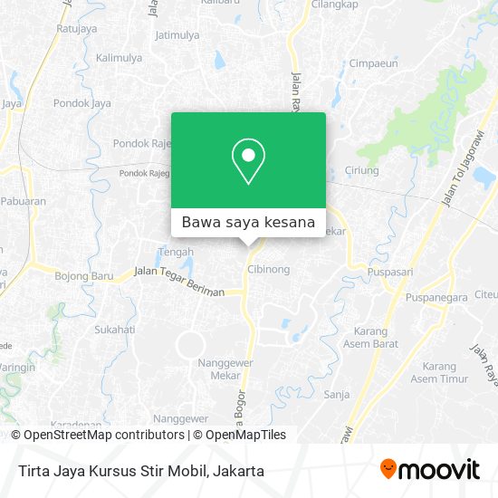 Peta Tirta Jaya Kursus Stir Mobil