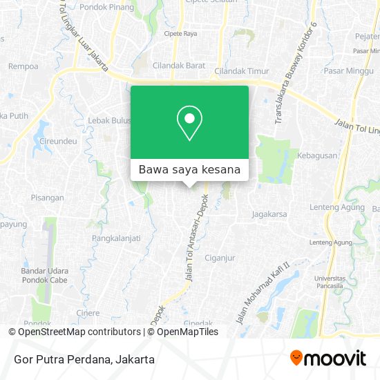 Peta Gor Putra Perdana