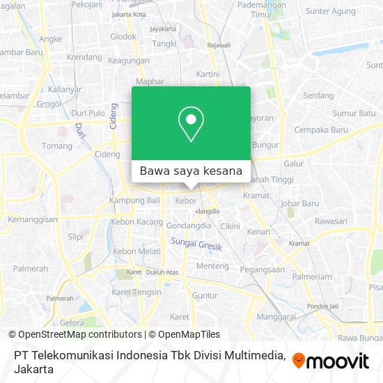 Peta PT Telekomunikasi Indonesia Tbk Divisi Multimedia