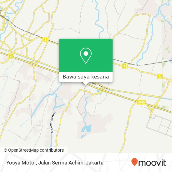 Peta Yosya Motor, Jalan Serma Achim