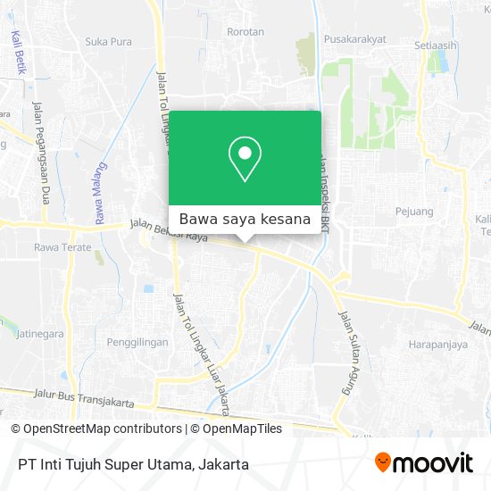 Peta PT Inti Tujuh Super Utama