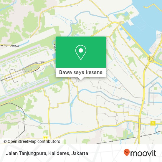 Peta Jalan Tanjungpura, Kalideres