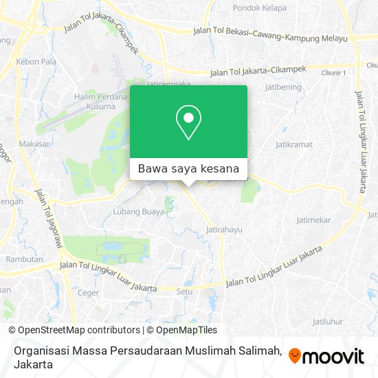Peta Organisasi Massa Persaudaraan Muslimah Salimah