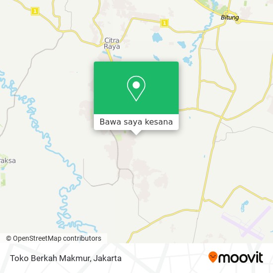 Peta Toko Berkah Makmur