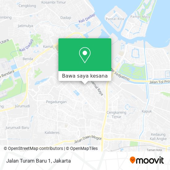 Peta Jalan Turam Baru 1