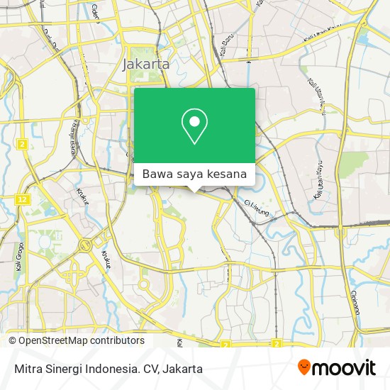 Peta Mitra Sinergi Indonesia. CV