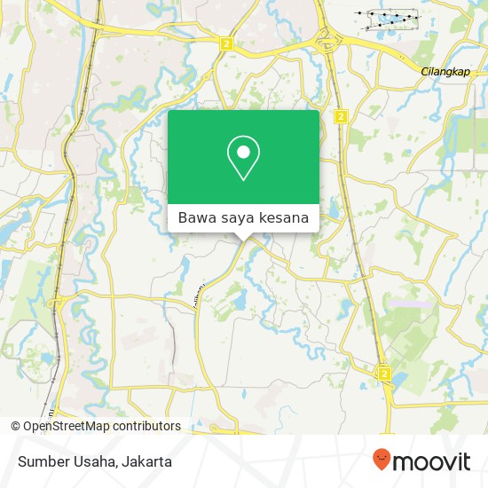 Peta Sumber Usaha, Jalan Raya Bogor Pasar Rebo