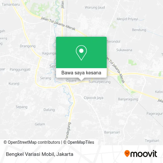 Peta Bengkel Variasi Mobil