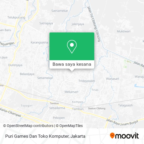 Peta Puri Games Dan Toko Komputer
