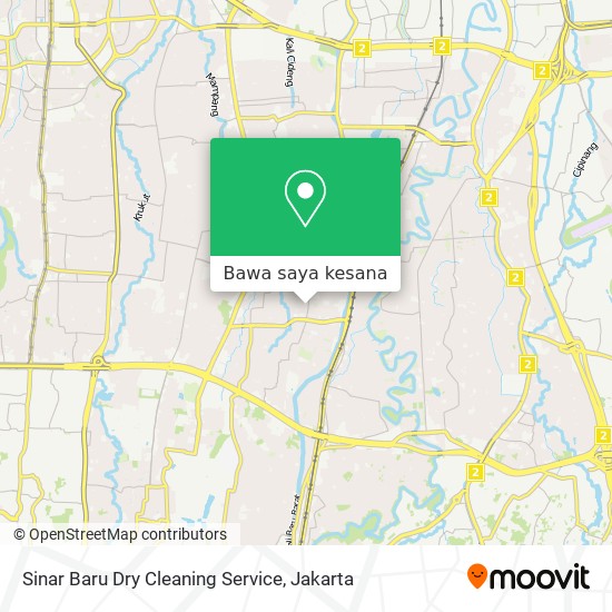 Peta Sinar Baru Dry Cleaning Service