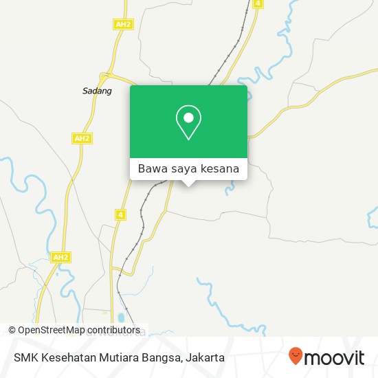 Peta SMK Kesehatan Mutiara Bangsa, Jalan Batu