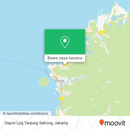 Peta Depot Lpg Tanjung Sekong, NASIONAL19 Pulomerak