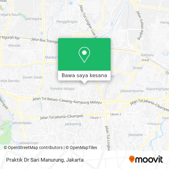 Peta Praktik Dr Sari Manurung