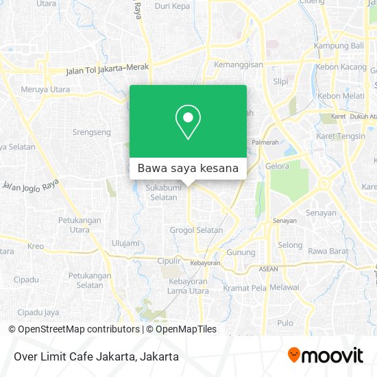 Peta Over Limit Cafe Jakarta