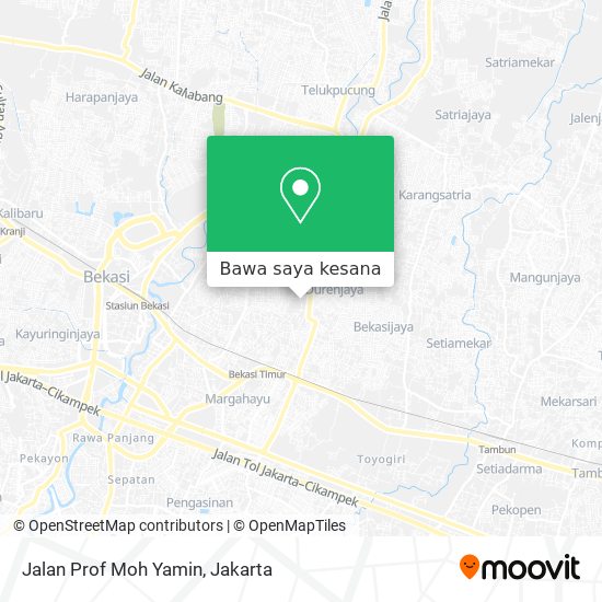 Peta Jalan Prof Moh Yamin